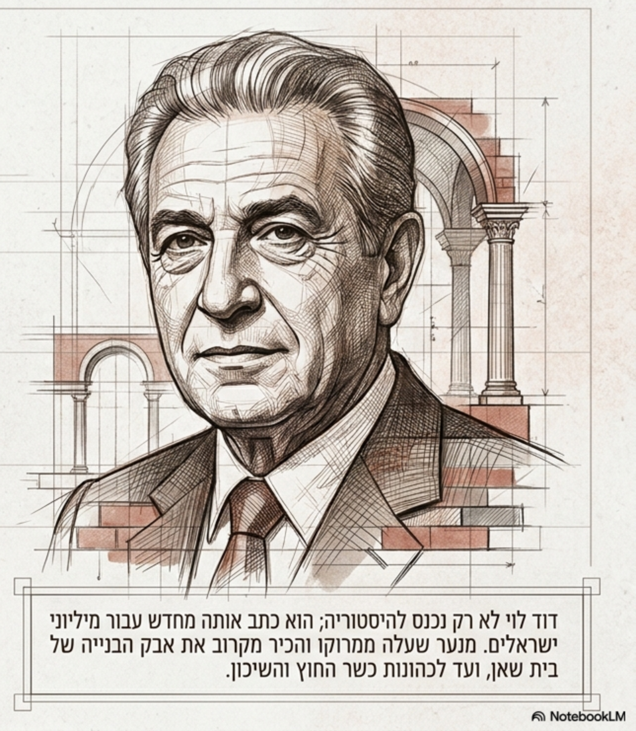 דוד לוי ז״ל, דיוקן ממלכתי